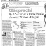 Sobrietà istituzionale, taglio dei costi della politica e maggiore attenzione alle Politiche Sociali