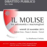 Dibattito Pubblico sul tema “Il Molise tra autonomia e macroregioni”